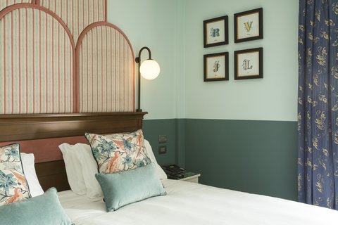 Inspired by Juliet's Balcony. Decorative pillows & items removed