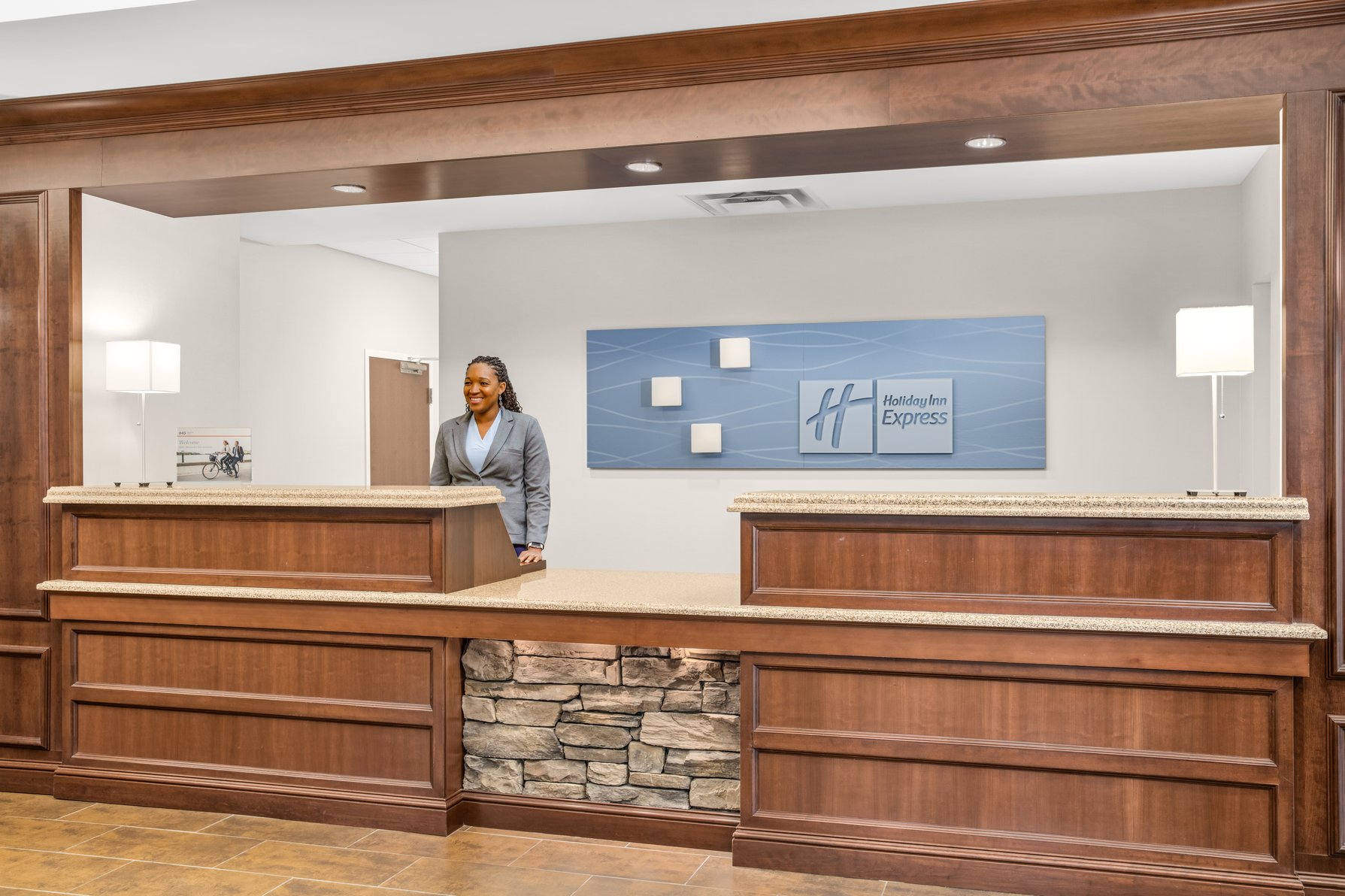 The Front Desk where expert and friendly staff are ready to help.