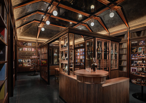 Rosewood Bangkok Lennon's Vinyl Room