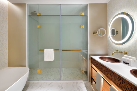 Suite bathrooms at Hotel Indigo Dubai Downtown