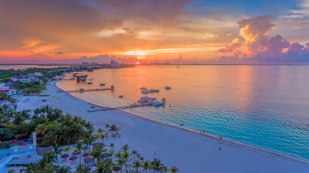 Enjoy stunning white-sand beaches with stunning turquoise water