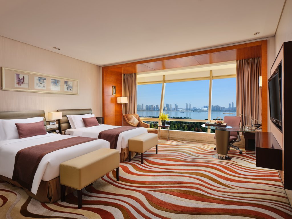 InterContinental Hangzhou Room Type - 2 Single Upgraded Premium Lounge Access River View InterContinental Hangzhou Room Type - 2 Single Upgraded Premium Lounge Access River View