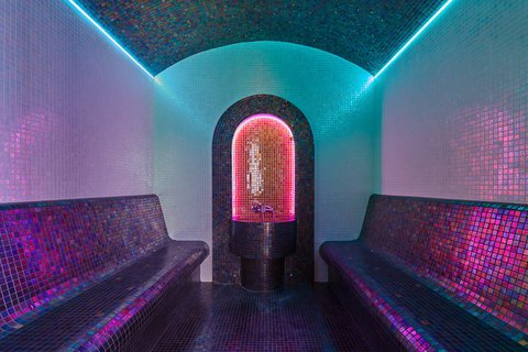 Steam bath in Spa&Wellness center