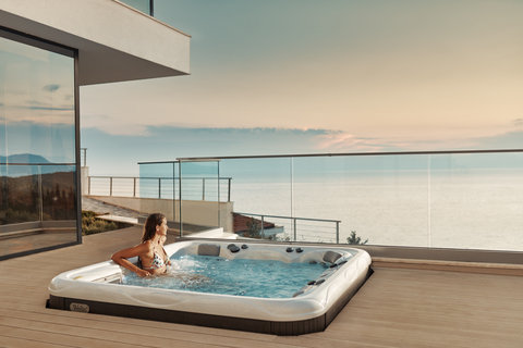 Open jacuzzi in SPA&Wellness center