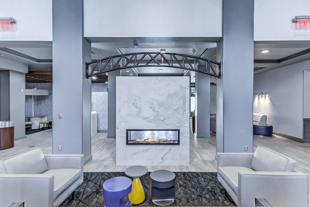 Upscale designed lounge