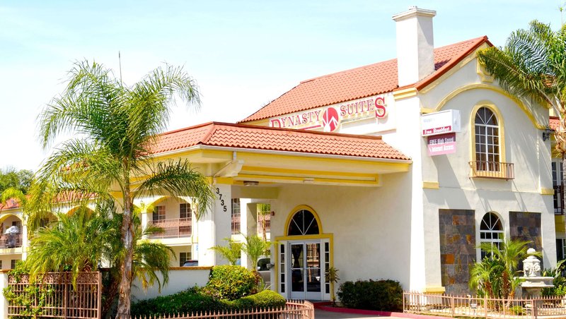 MH DynastySuitesHotel Riverside CA Property Exterior