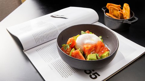 Beautiful colours and flavours item menu from our Brunch