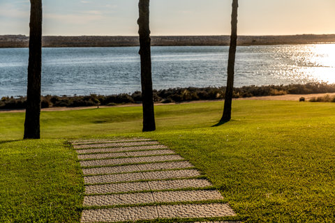 The hotel's gardens roll down to the Ria Formosa Natural Park's tidal lagoon