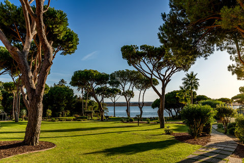 Hotel Gardens with the Ria Formosa Natural Park and the sea in the background