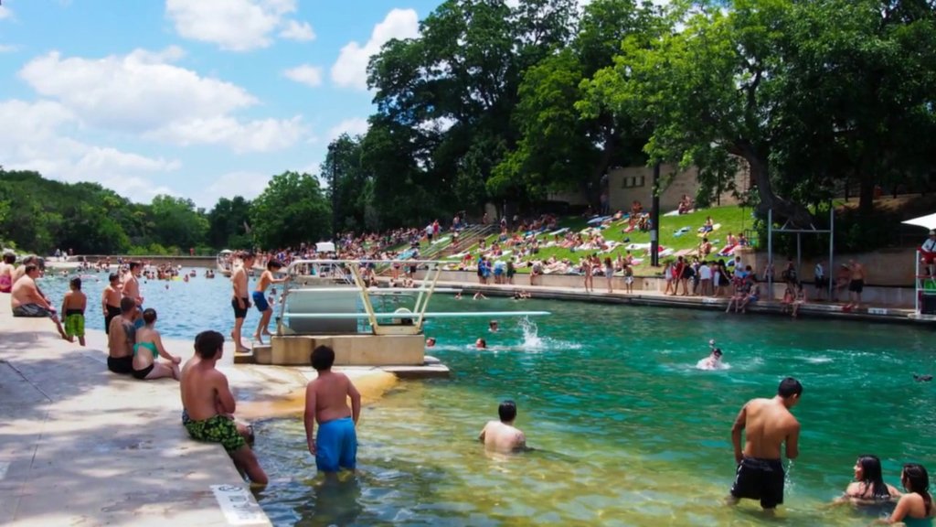 Barton Springs an 18 minute drive from the hotel.