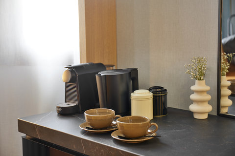 Café y té local en cada habitación