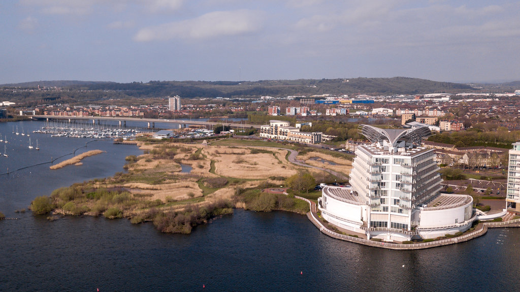 Arial of hotel