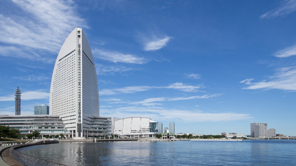 InterContinental Yokohama Grand, an IHG Hotel - The hotel exterior which evokes the image a white sail