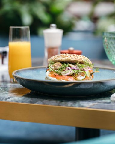 Bagel with Lox
