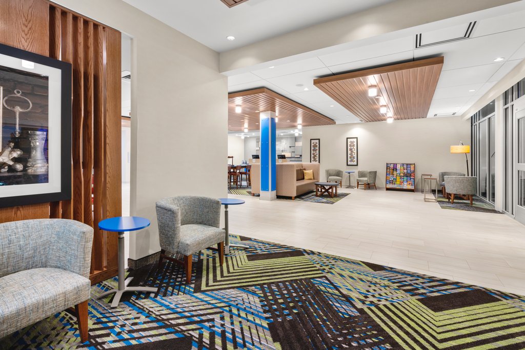 Our lobby area at the Holiday Inn Express & Suites Suisun City.