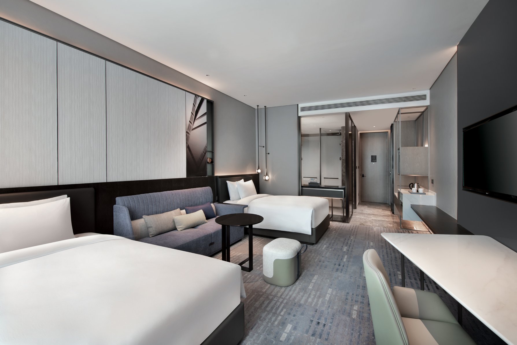 Crowne Plaza HANGZHOU SCIENCE CITY Room Type - 2 Twin Premium Lounge Access