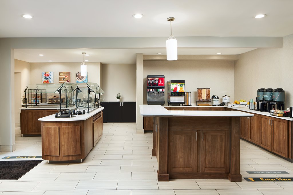 Hotel complimentary breakfast bar