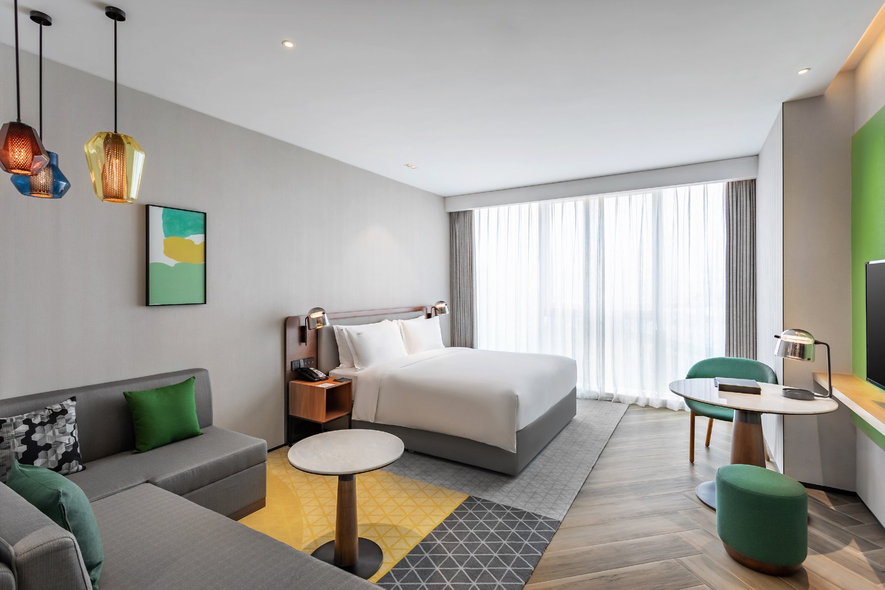 Holiday Inn XI'AN CHANBA Room Type - 1 King Standard City View High Floor