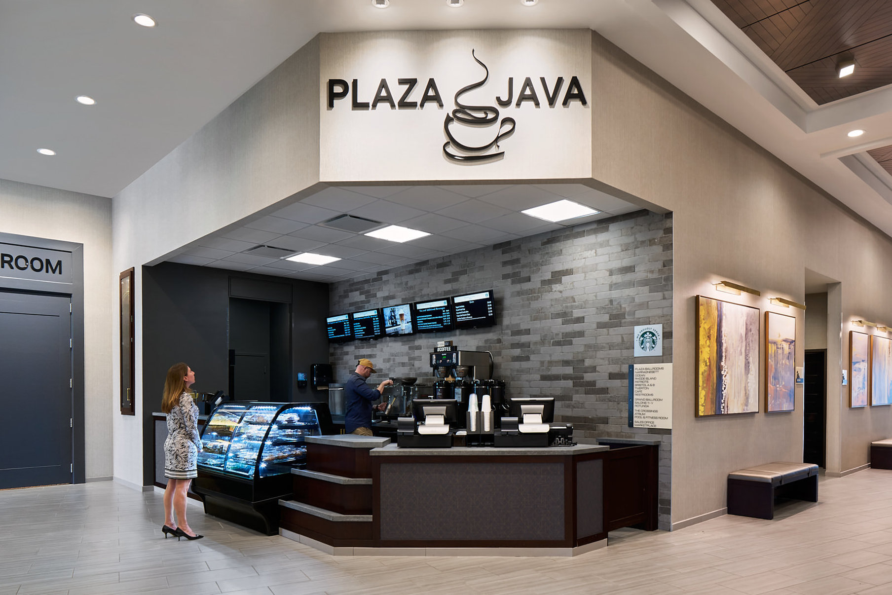 Wake up and head to our café for your morning dose of caffeine.