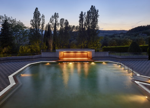 Fonteverde Thermal Pool With Waterfall