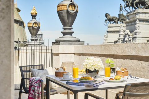 Four Seasons Hotel Madrid One Bedroom Terrace Suite Terrace Shot