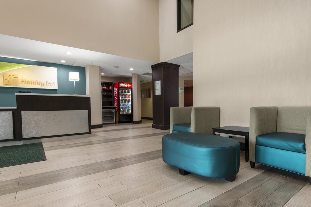Welcome to our hotel lobby with free Wi-Fi.