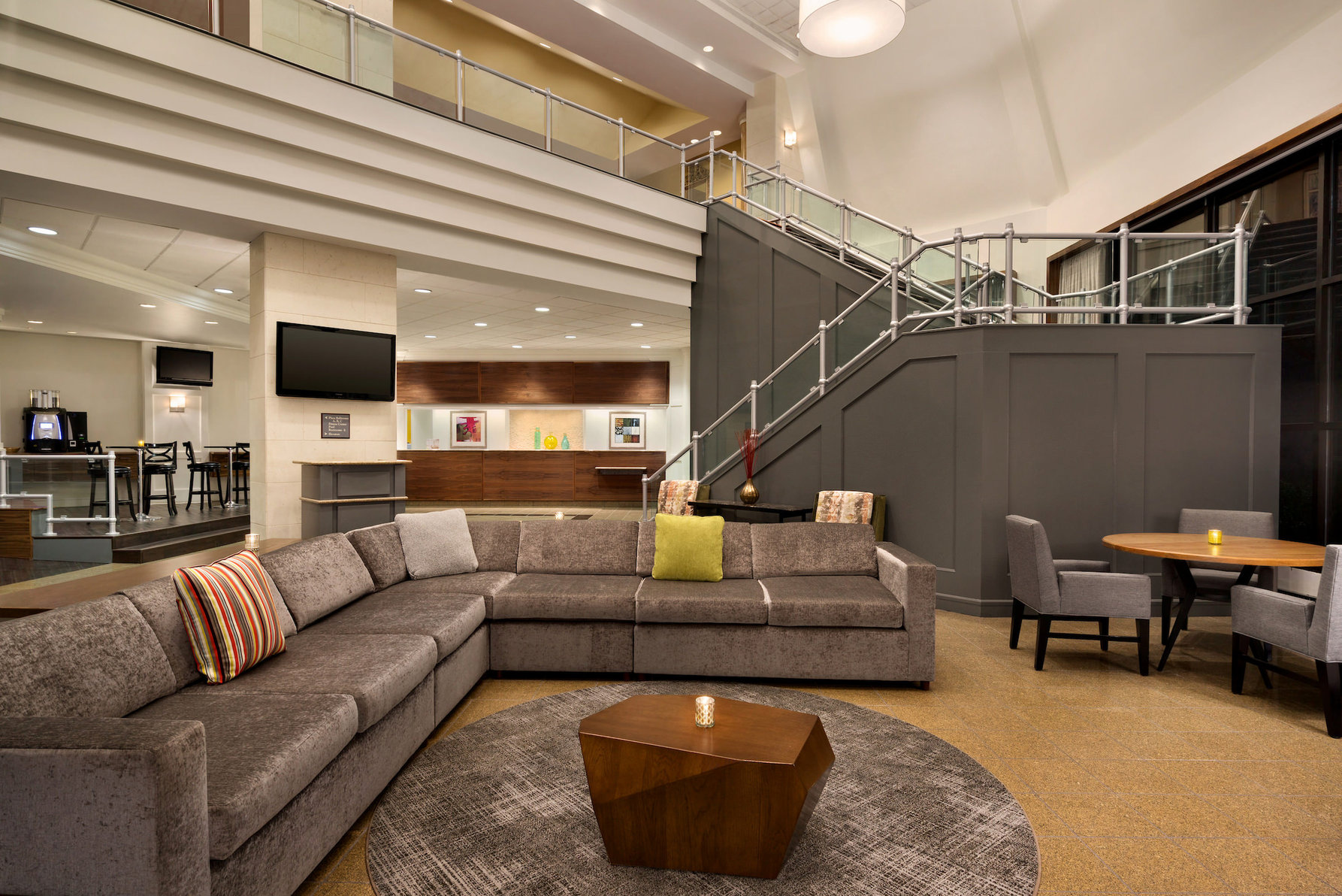 Relax and unwind in the Lobby Lounge of our Englewood Hotel