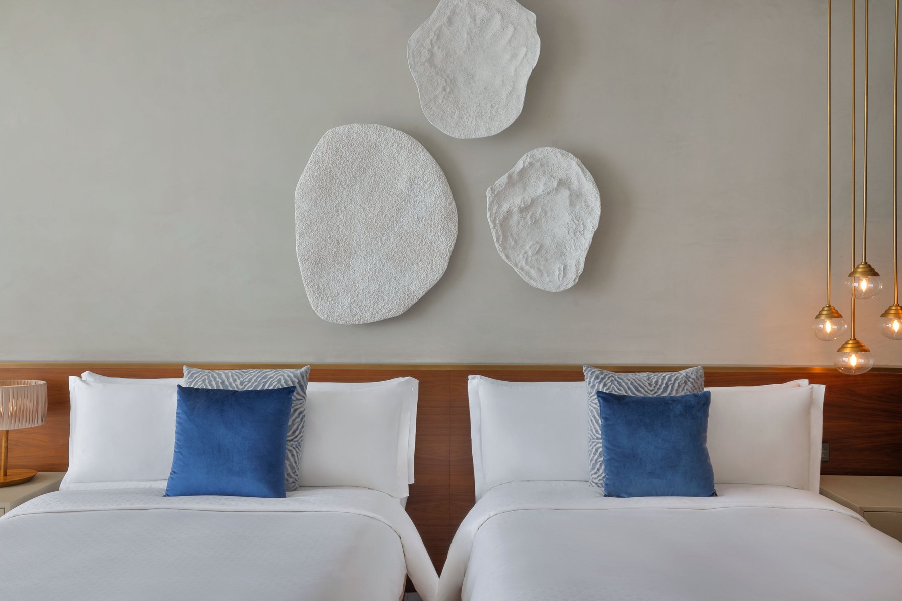 The St. Regis Downtown, Dubai Room Type - Deluxe Twin Room, Guest room, 2 Double, Dubai Canal view
