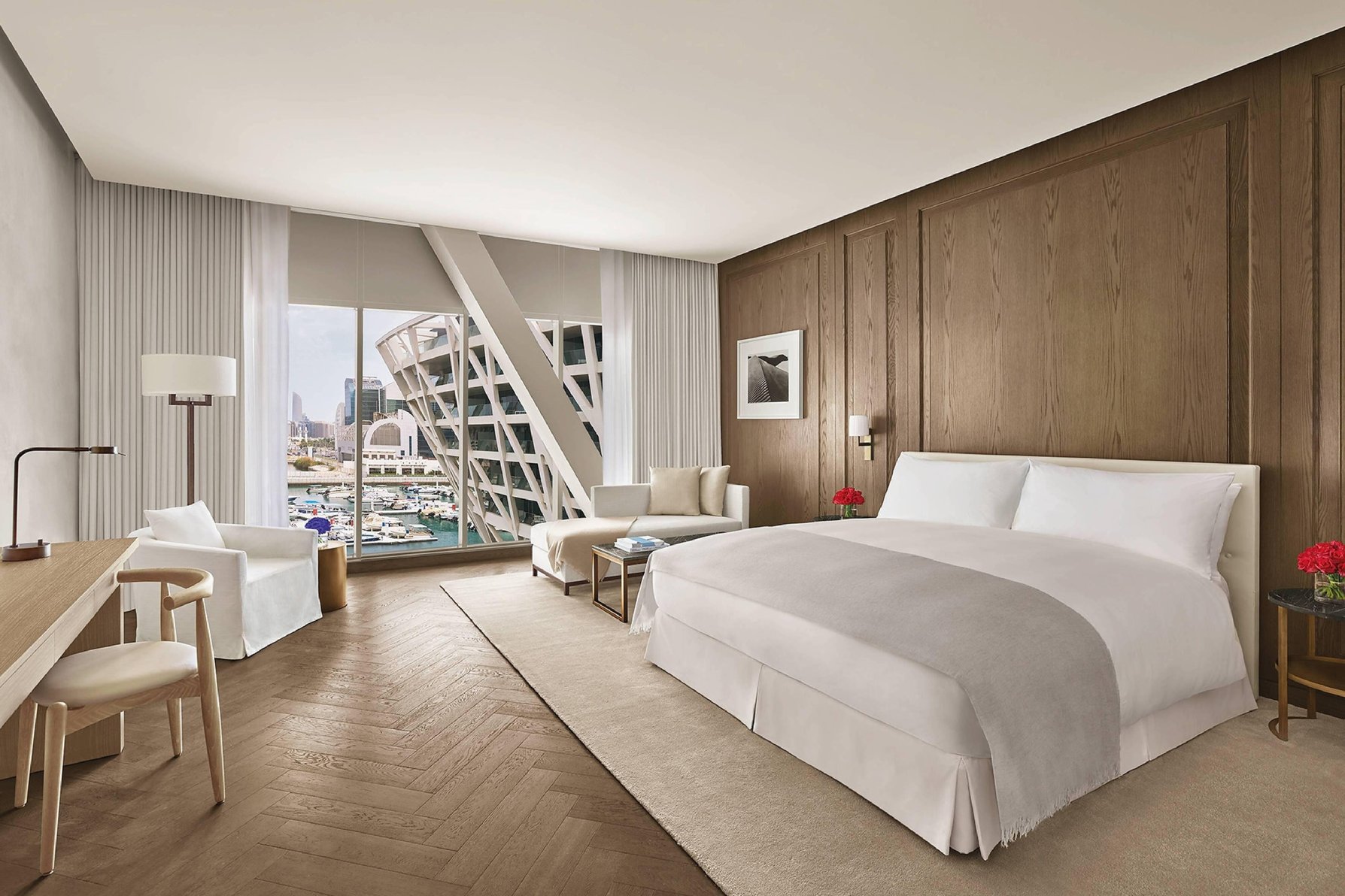 The Abu Dhabi Edition Room Type - Superior Deluxe, Guest room, 1 King, Marina view