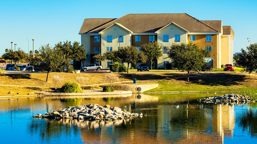 Exterior Pond area near hotel