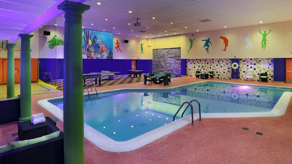 Take a dip! Our indoor swimming pool is open year round.