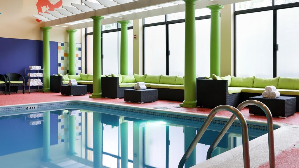 Our hotel near Boston has a heated indoor pool.