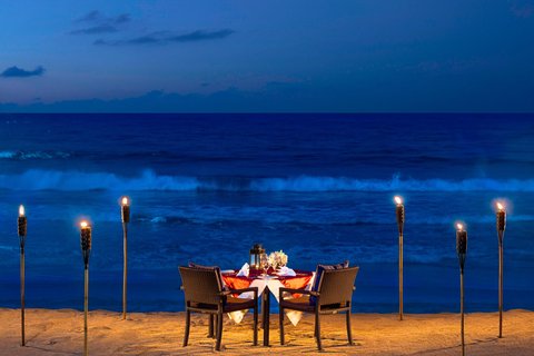 Privates Dinner am Strand