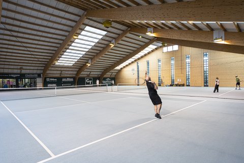 Indoor Tennis Court