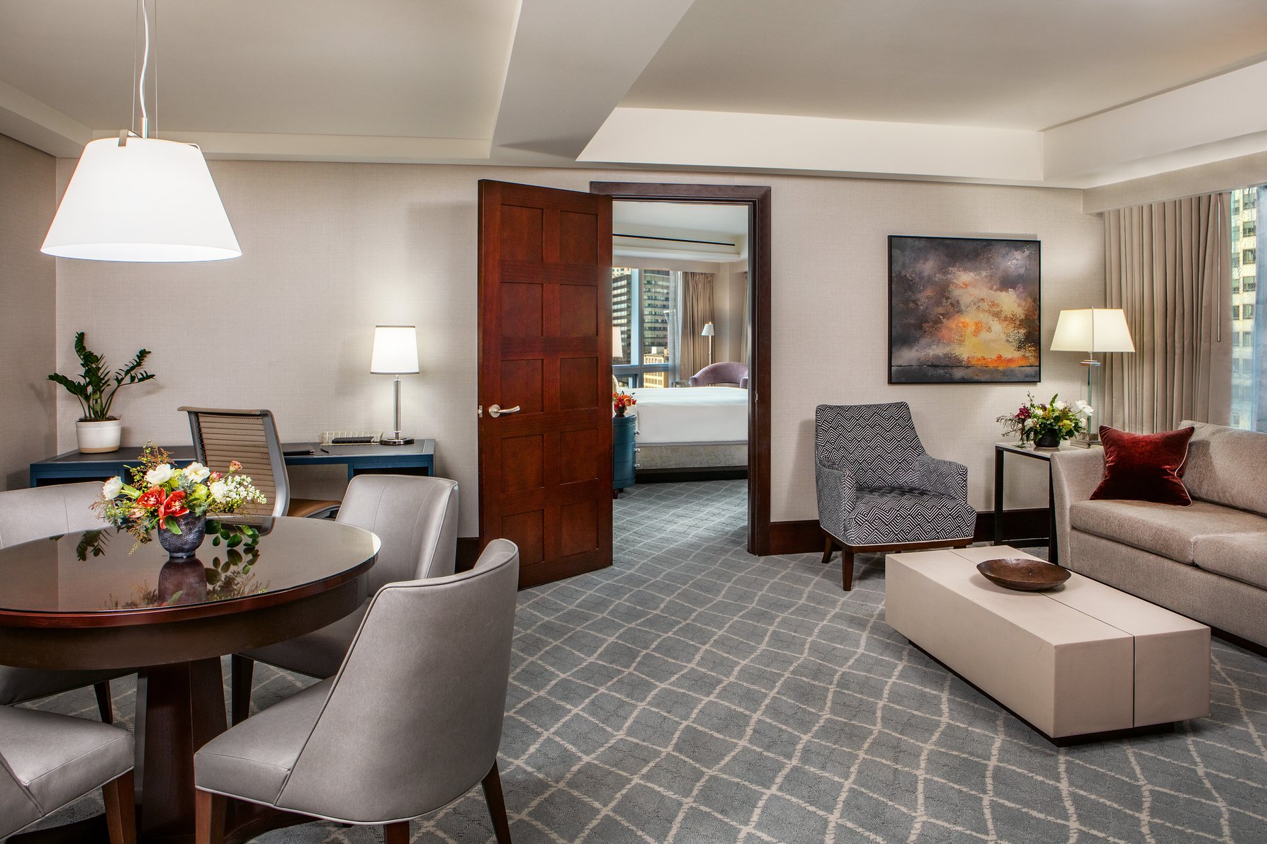 InterContinental BOSTON Room Type - 1 King One Bedroom Suite InterContinental BOSTON Room Type - 1 King One Bedroom Suite