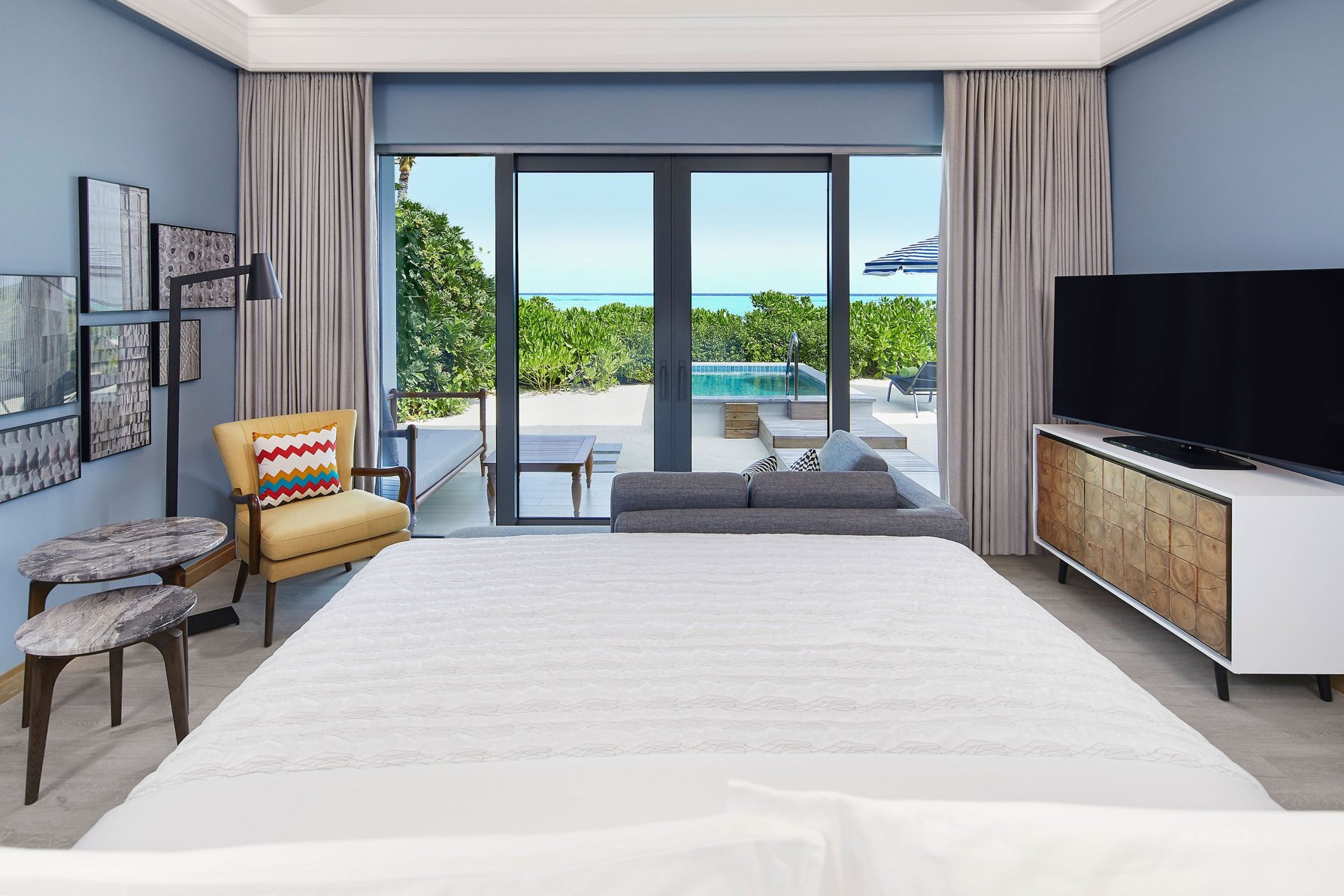 Le Meridien Maldives Resort & Spa Room Type - Beach Pool Villa, 1 Bedroom Villa, 1 King, Beach front access, Private pool
