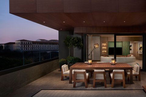 The Nobu Suite Terrace- Dining Area