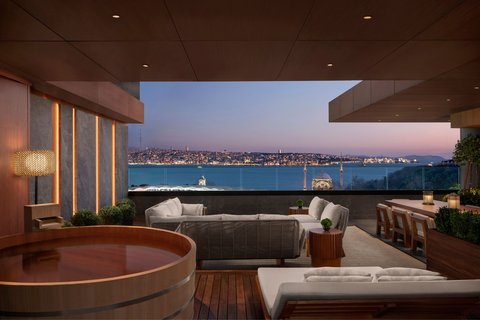 The Nobu Suite Terrace View