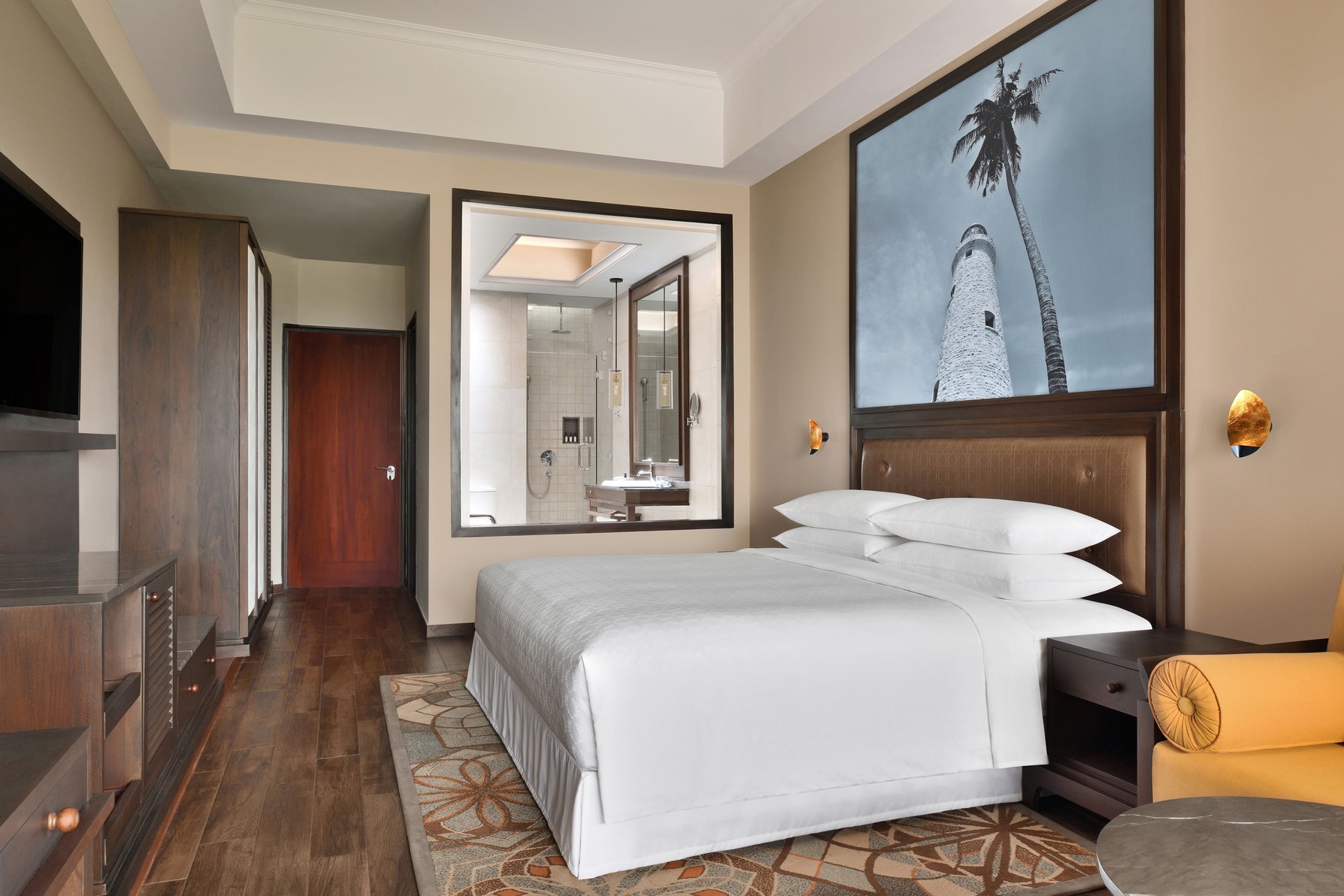 Sheraton Kosgoda Turtle Beach Resort Room Type - Ocean View King, Guest room, 1 King, Partial ocean view