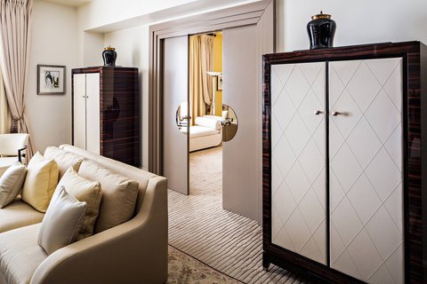 Sala de estar de la suite Makassar