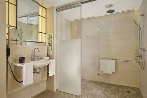 Barrier-Free Bathroom Roll in Shower