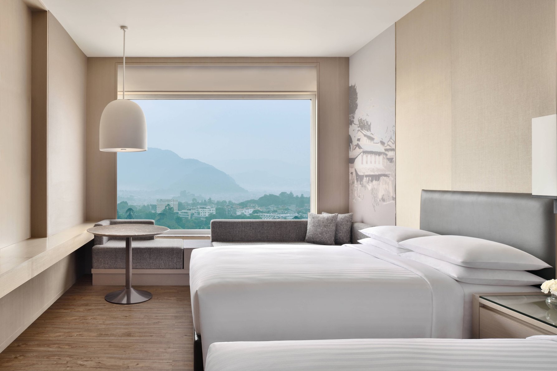 Kathmandu Marriott Hotel Room Type - Premier Twin Room, Guest room, Queen