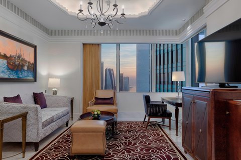 Sala de estar de la suite The St. Regis