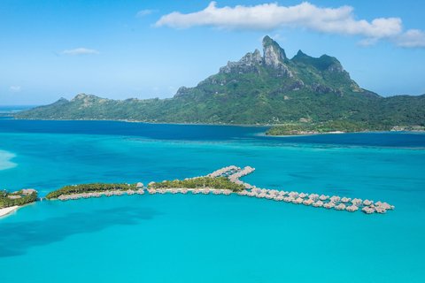 Vista aérea de Bora Bora