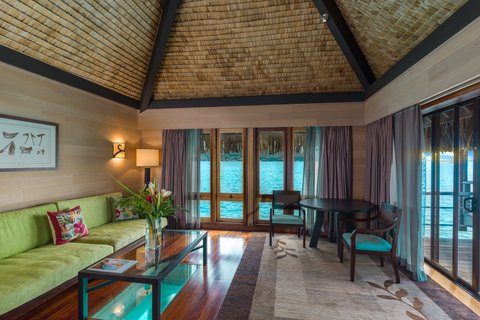 Living Area - Overwater Deluxe Suite Villa