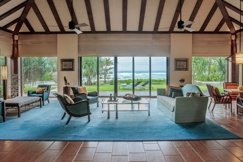 Living Area of The Ritz-Carlton Oceanfront Villa