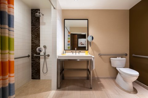 Accessible Bathroom - Roll-In Shower