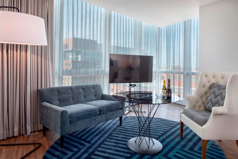 Cool Corner Guest Room Living Area