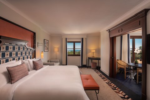 Dormitorio de la suite Deluxe