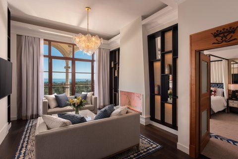 Sala de estar de la suite Royal